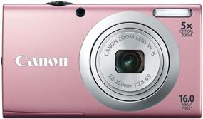 img 4 attached to Canon PowerShot A2400 IS Pink Digital Camera – 16.0 MP, 5x Optical Zoom, Full HD Video, 2.7-Inch Touch Panel LCD
