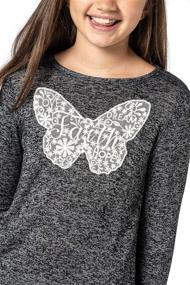 img 1 attached to 👚 Girls' Sleeve Shirts: Fashion Faith Girls' Clothing and Tops, Tees & Blouses