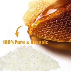 img 1 attached to 🐝 Premium Organic White Beeswax Pellets - 2 LB | High-Quality Products