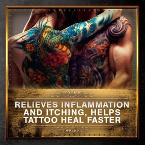 img 1 attached to 💉 Ink Scribd Premium Tattoo Aftercare Healing Balm - Relieves Itching, Soothes, and Heals with All Natural Anti-inflammatory Herbal Ingredients - Tattoo Care Intensifying Cream (2oz)