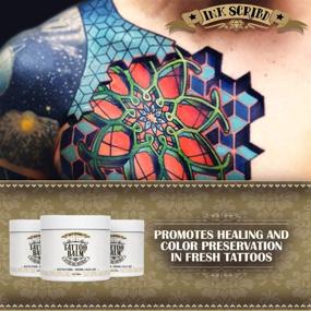 img 2 attached to 💉 Ink Scribd Premium Tattoo Aftercare Healing Balm - Relieves Itching, Soothes, and Heals with All Natural Anti-inflammatory Herbal Ingredients - Tattoo Care Intensifying Cream (2oz)