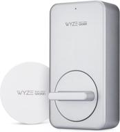 🔒 wyze lock - wifi & bluetooth smart door lock with wireless & keyless entry, amazon alexa & google assistant compatible, fits most deadbolts, includes wyze gateway - certified for humans logo