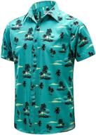 🌺 hawaiian sleeve summer printed men's clothing by evnmenst logo