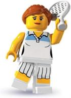 lego minifigures female tennis mini figure logo