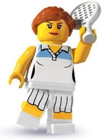 img 1 attached to Lego Minifigures Female Tennis Mini Figure