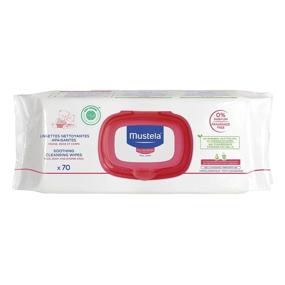 img 4 attached to 👶 Mustela Baby Soothing Wipes - Gentle Cleansing Wipes for Sensitive Skin - Enriched with Natural Avocado & Schizandra Berry - Fragrance-Free and Alcohol-Free - Available in 70 ct. or 210 ct.