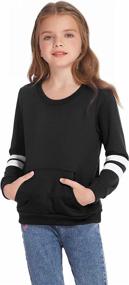 img 4 attached to Arshiner Tracksuit Athletic Clothing Sweatshirt Outdoor Recreation for Hiking & Outdoor Recreation Clothing