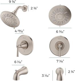 img 1 attached to 🚿 Enhance Your Shower Experience with Pfister LG897-GL1K Saxton Shower Only Trim in Brushed Nickel