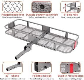 img 3 attached to Trailer Carrier Capacity Carriers Receiver