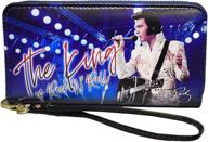 👑 elvis presley wallet - the king's white jumpsuit style unveiled logo