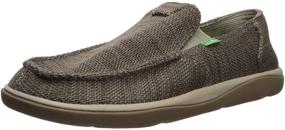 img 4 attached to Sanuk Vagabond Tripper Loafer Charcoal Men's Shoes and Loafers & Slip-Ons