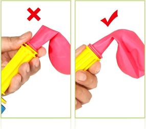 img 1 attached to 🎈 GWTech Balloon Pump: Efficient Handheld Inflator for Perfect Party Balloons - Lightweight & Durable [2 Pack]