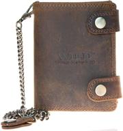 🔗 inch chain brown biker's wallet logo