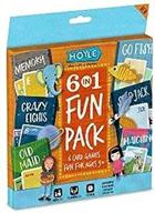 🃏 ultimate fun pack: hoyle 6-in-1 kids playing card games - go fish, crazy 8s, old maid, slapjack, and more! логотип