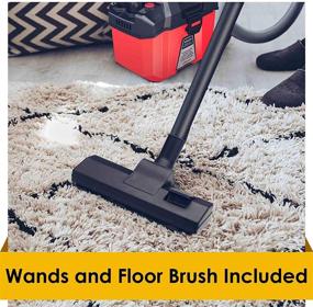 img 1 attached to 🧹 Evereze Cordless Shop Wet Dry Vacuum Cleaner - 2 Peak HP, 2.6 Gallon, Lightweight with Powerful Suction & Detachable 2.0Ah Battery - Ideal for Garage, Car, Home & Workshop -V20 Plus