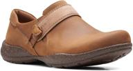 👞 clarks women's roseville loafer taupe: versatile slip-on for men – perfect for loafers & casual shoes logo