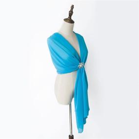 img 2 attached to Womens Chiffon Scarf Shawl Evening