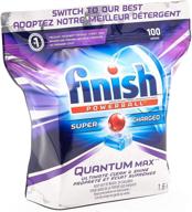 💯✨ introducing finish quantum max fresh: 100 tablets of powerful and automatic dishwasher detergent logo