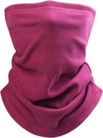 img 3 attached to 🧣 Neck Gaiter Face Mask with Ear Loops and Filter for Men and Women - Earloop Bandana Balaclava Covering Scarf