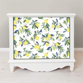 img 1 attached to 🍋 Lemon Drop Yellow Peel and Stick Wallpaper by NuWallpaper - NUS3161