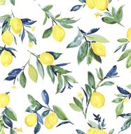 🍋 lemon drop yellow peel and stick wallpaper by nuwallpaper - nus3161 логотип