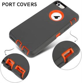 img 1 attached to Shockproof Protector Compatible Carriers Charcoal