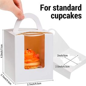 img 2 attached to 🧁 Convenient Cupcake Packaging for Birthdays On-the-Go