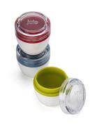 🍶 joie set 3 bottles sauces: multicoloured, compact design (5 x 5 x 5 cm) – product code 60018 логотип