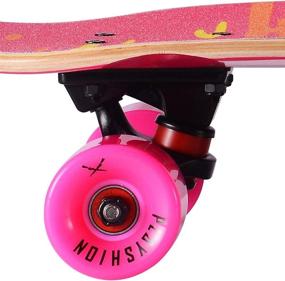 img 2 attached to Playshion 28 Inch Cruiser 🛹 Skateboard: The Ultimate Cruiser for All Ages