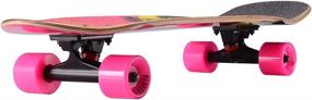 img 3 attached to Playshion 28 Inch Cruiser 🛹 Skateboard: The Ultimate Cruiser for All Ages