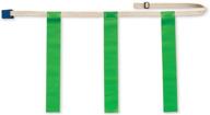 high-performance triple threat flag football belts 🏈 in green for x-large players - buy now! logo