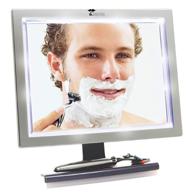🪞 toilettree fogless shower mirror - deluxe led with squeegee (bathroom mirror) logo