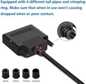 img 1 attached to 🔌 Jienk DB25 2packs Solderless RS232 D-SUB Serial Adapters, Slim 25 Pin Port Terminal Breakout Connector Board with Case Accessories - No Soldering Required