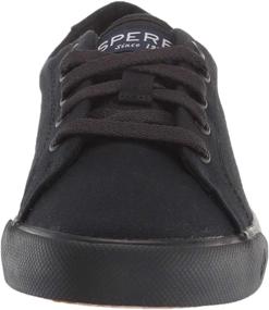 img 3 attached to Sperry Top Sider Striper Sneaker: Stylish Black Sneakers for Boys - Ideal for Everyday Wear