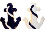 nautical anchor shaped pepper shakers logo