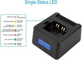 img 1 attached to 🔌 Fast Charging Single Unit Rapid Charger for Motorola Radios APX6000, APX7000, APX8000 - Effective Temperature Management