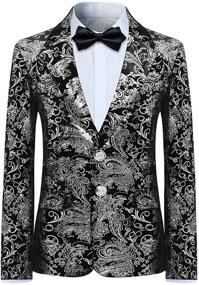 img 3 attached to 👔 Golden Jacquard Boys' Clothing and Formal Suits by Boyland Tuxedo: Elevate Young Style with Class and Elegance