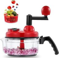 🔪 geedel hand food chopper: effortless manual vegetable processor and easy-to-clean food dicer for garlic, salad, salsa, nuts, meat, fruit, ice, and more logo