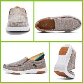 img 3 attached to ZGBXOF02 W3 10 Men's Loafers with Arch Support Cushioning Relief - Canvas Your Feet Will Love