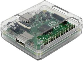 img 1 attached to 🔍 Clear Transparent Case for Raspberry Pi Model A+ (Plus) with Full Port Access - by sb components