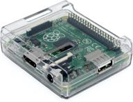 🔍 clear transparent case for raspberry pi model a+ (plus) with full port access - by sb components logo