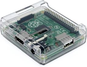 img 4 attached to 🔍 Clear Transparent Case for Raspberry Pi Model A+ (Plus) with Full Port Access - by sb components