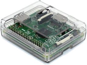 img 2 attached to 🔍 Clear Transparent Case for Raspberry Pi Model A+ (Plus) with Full Port Access - by sb components
