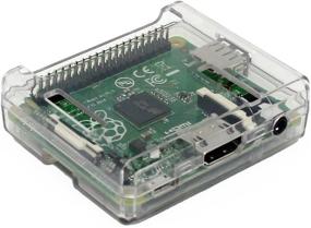 img 3 attached to 🔍 Clear Transparent Case for Raspberry Pi Model A+ (Plus) with Full Port Access - by sb components