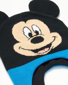 img 1 attached to 🧤 Stay Warm with Disney Mickey Winter Mitten Gloves - Boys' Cold Weather Accessories