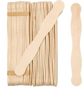 img 4 attached to 🪵 Woodpeckers Wooden Handles: 8" Fan, Wedding Programs, Paint Mixing - Pack of 100 Craft Popsicle Sticks for Auction Bid Paddles and DIY Crafting Supplies