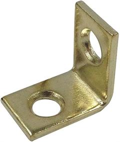 img 2 attached to Prime Line MP11375 4 Bracket Construction Brass Plated