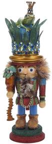 img 3 attached to 🐸 Enchanting Kurt Adler 17.75" Hollywood Frog Prince Nutcracker: A Regal Holiday Delight!