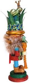 img 2 attached to 🐸 Enchanting Kurt Adler 17.75" Hollywood Frog Prince Nutcracker: A Regal Holiday Delight!