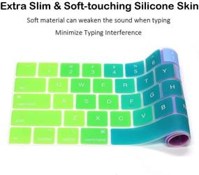 img 1 attached to ProElife Premium Ultra Thin Silicone Keyboard Cover Skin For MacBook Pro With Touch Bar 13&#34